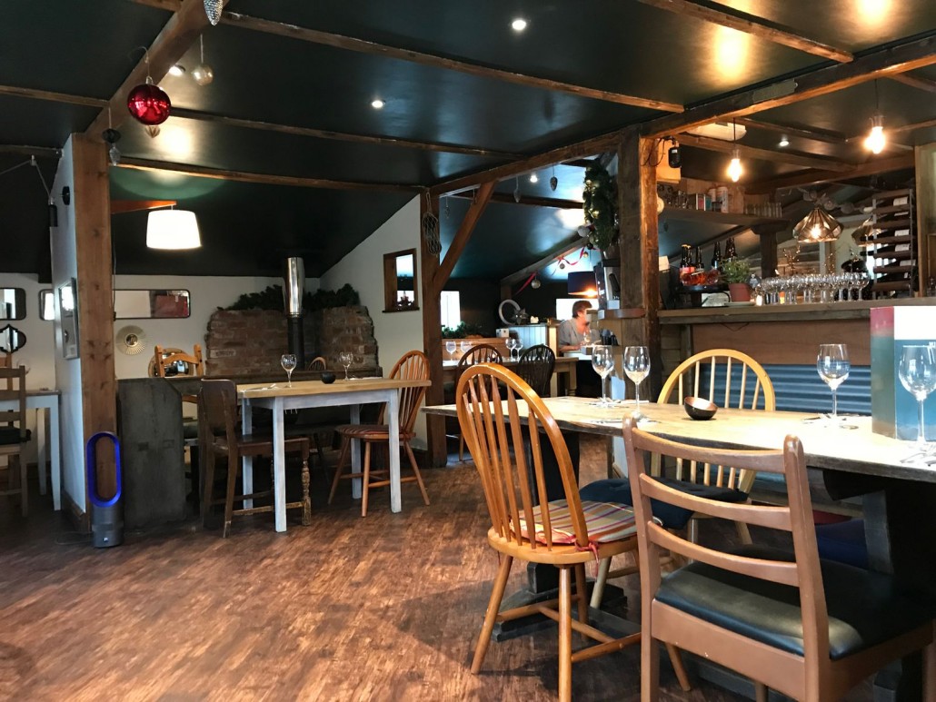 Inside The Marram Grass Restaurant in Anglesey