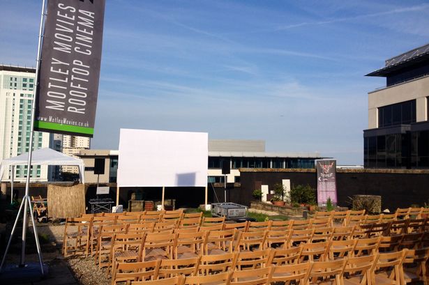 Motley Movies rooftop cinema in Cardiff