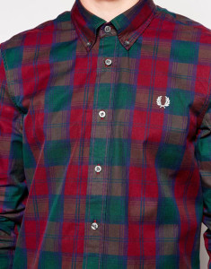 Fred Perry Shirt in Tartan Check
