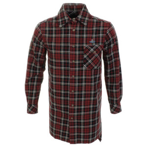 VIVIENNE WESTWOOD GIANT CHECKED SHIRT RED