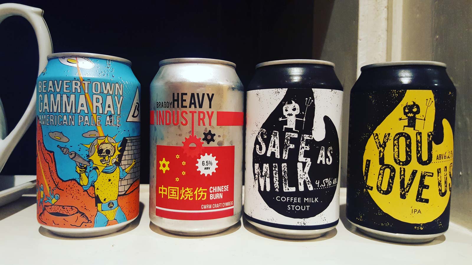 crafty devils brewing craft ale cans from Cardiff bottle shop
