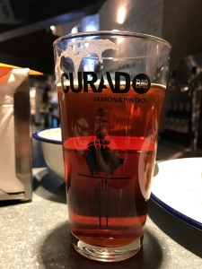 Spanish seawater beer Curado Cardiff