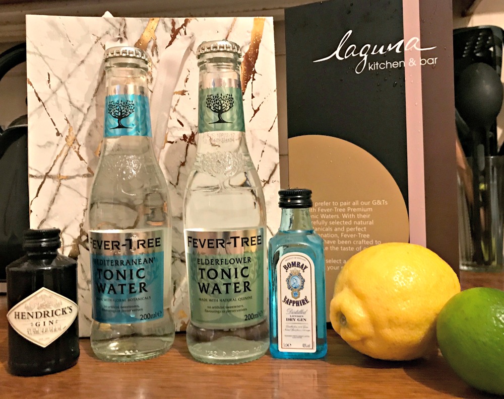Gin goody bag from Cardiff Park Plaza