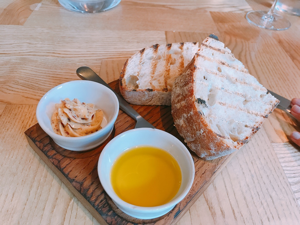 charred bread and jammon butter Asador 44 Cardiff