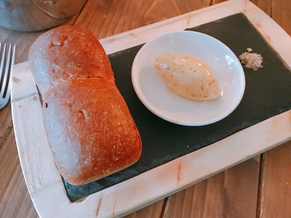 house made bread and brown butter Jols Merthyr