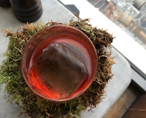 woodland negroni at duck and waffle