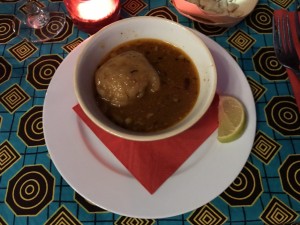 oxtail soup at ChamChm supper Club Cardiff
