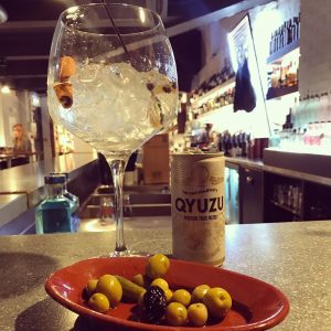 Gin and yuzu tonic at Curado Bar Cardiff