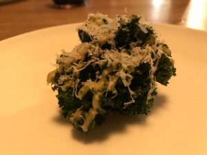 kale caesar and pecorino at sosban and the old butchers anglesey