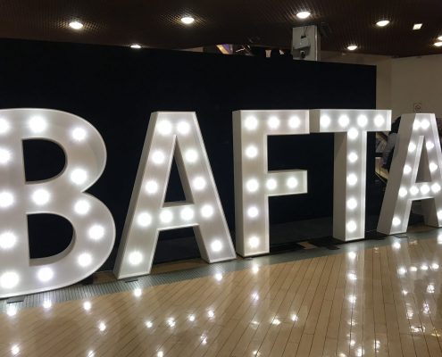 Bafta Cymru lights at St Davids Hall 2018