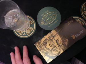 Bafta Cymru ticket and Welsh Gin at 2018 awards