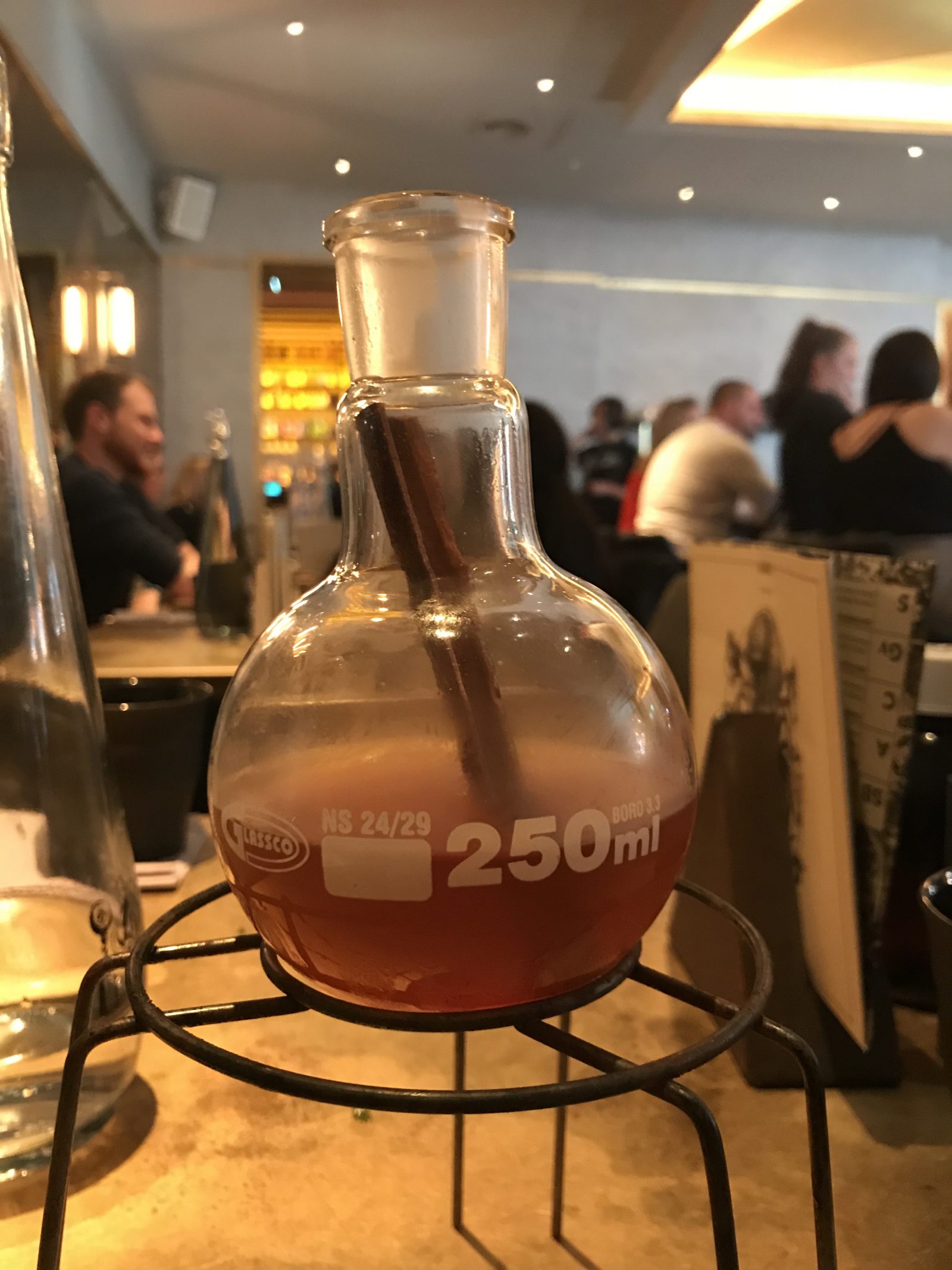 smoked cocktail at the alchemist cardiff