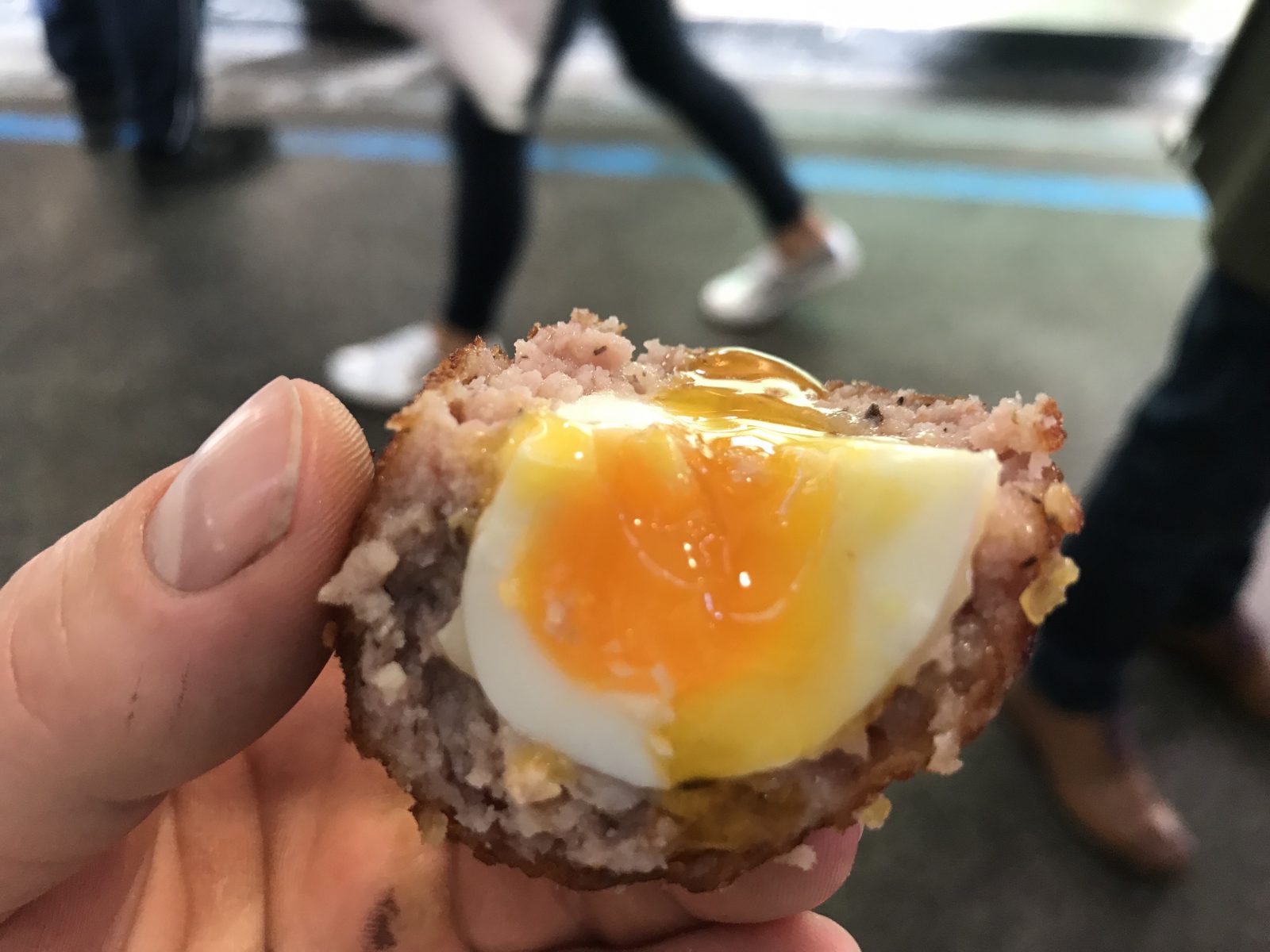 Scotch egg at Holy Holks - Cardiff Market