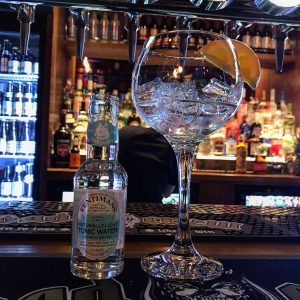 Gin and tonic at Head of Steam Cardiff