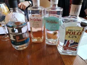 St Giles gin competition judging in London